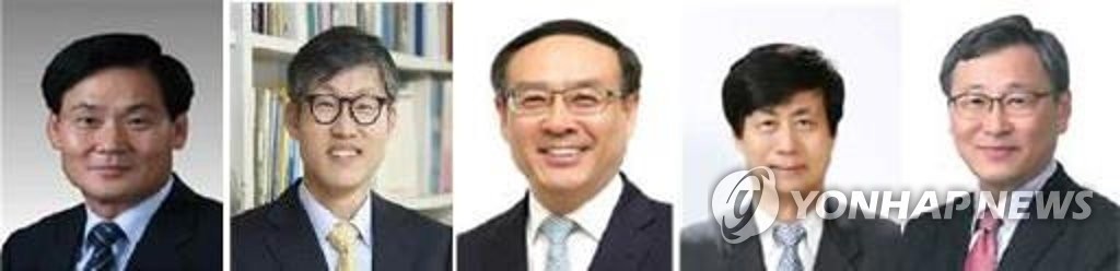 서울대 총장 재선거 예비후보 5인 선정
