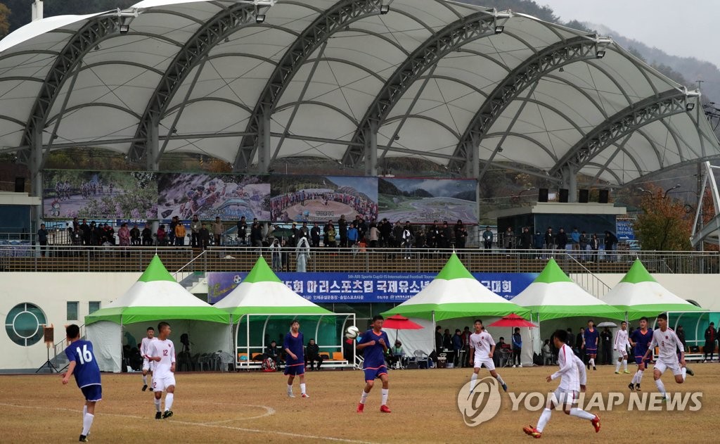 북한 4.25 체육단 첫 경기