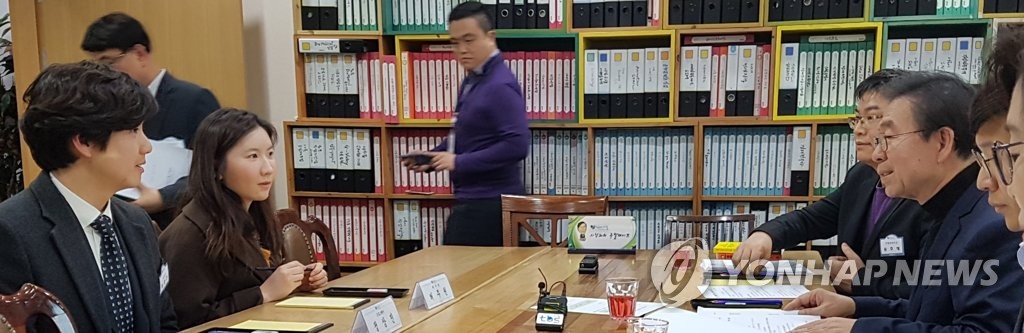 신혼부부 고민 듣는 박원순 서울시장