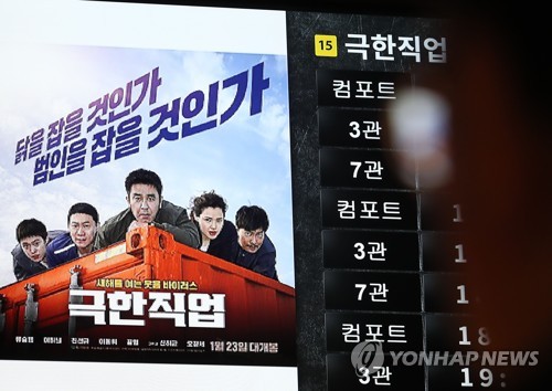 '극한직업', 역대 영화 흥행 순위 4위 등극