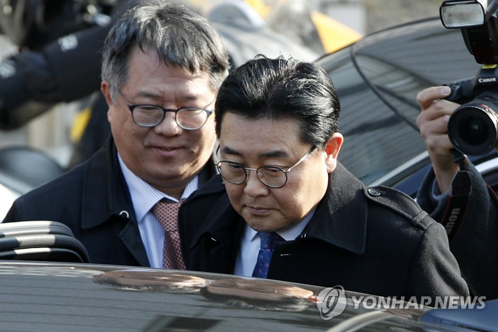 선고 공판 마친 전병헌 전 정무수석비서관