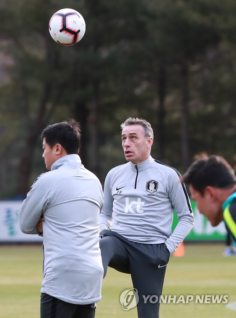 벤투 감독의 트래핑 실력은?