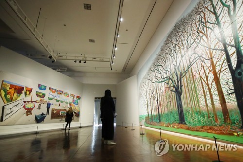 '거장' 데이비드 호크니 전시