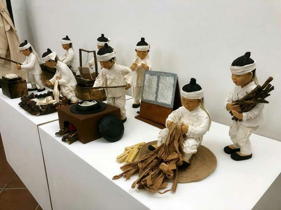 파브리아노 종이박물관서 열린 한지 전시회