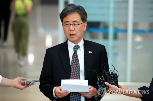 김현종, 방미 일정 마치고 귀국
