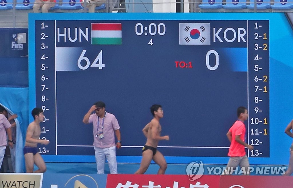 64-0으로 패배한 대한민국