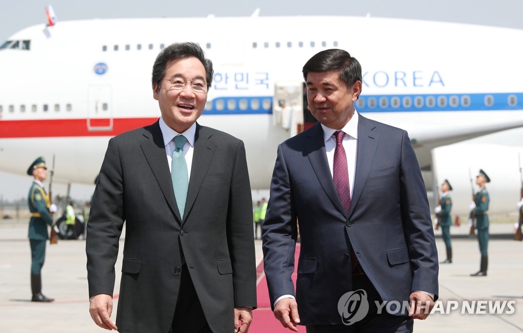 韓国首相 キルギスを初訪問 韓国首相 キルギスを初訪問