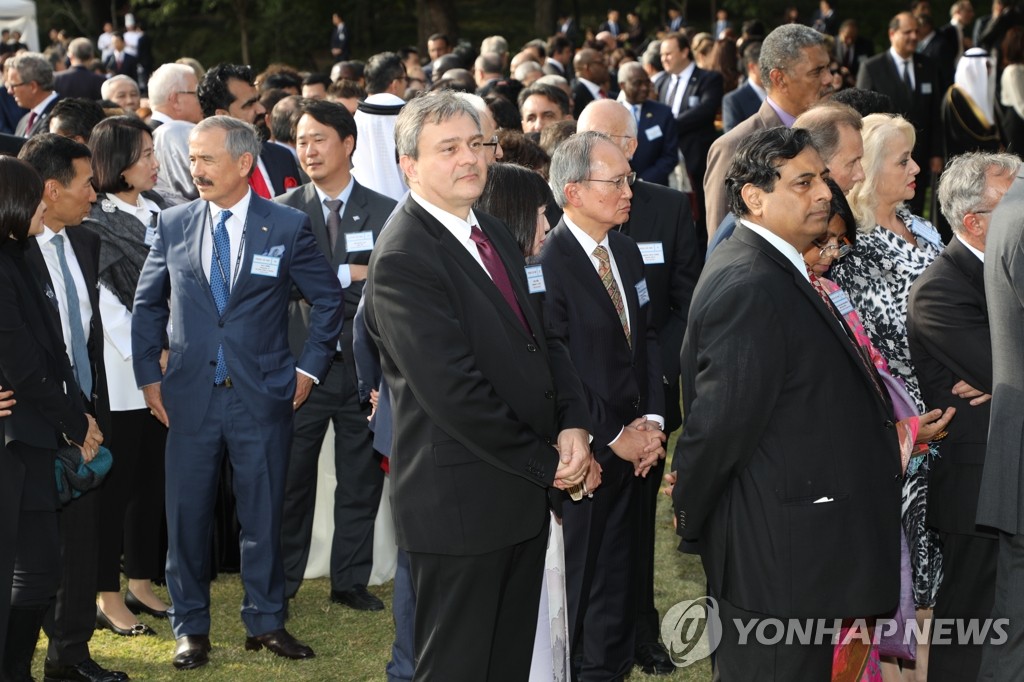 日米の大使も出席 日米の大使も出席