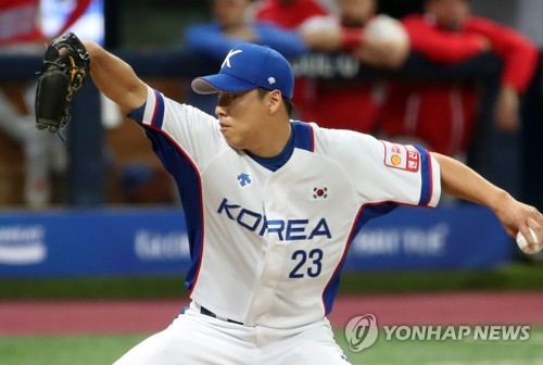 역투하는 차우찬