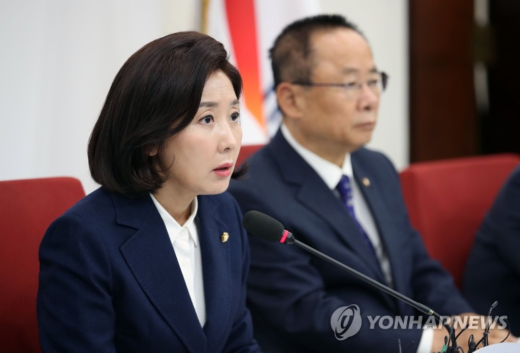 발언하는 나경원
