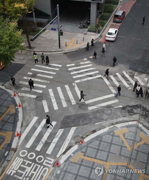 crosswalks, seoul to increase diagonal crosswalks