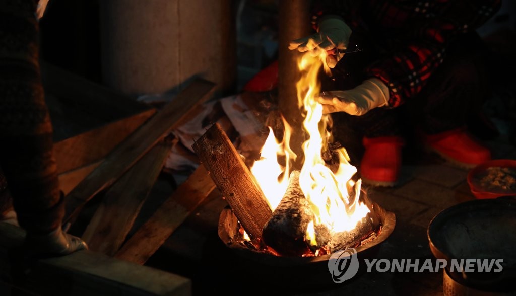 동장군 도착