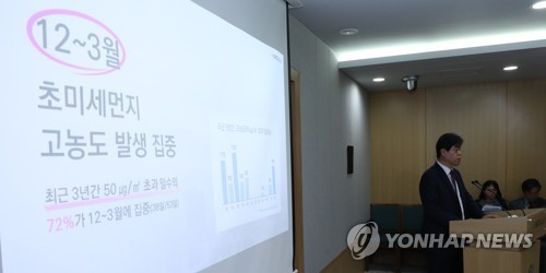 서울시 '12∼3월 미세먼지 저감대책 상시가동'