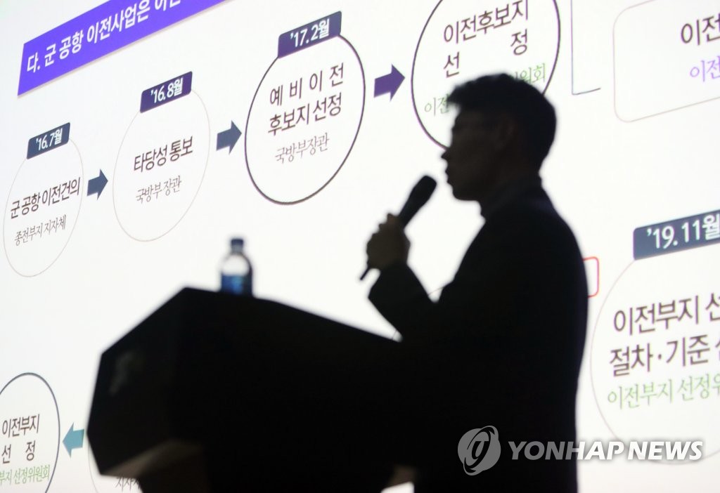 대구 군 공항 이전 공청회 개최