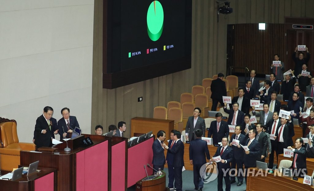 내년도 예산안 통과