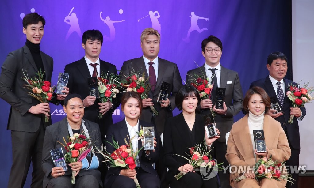 2019 한국 스포츠를 빛낸 선수들