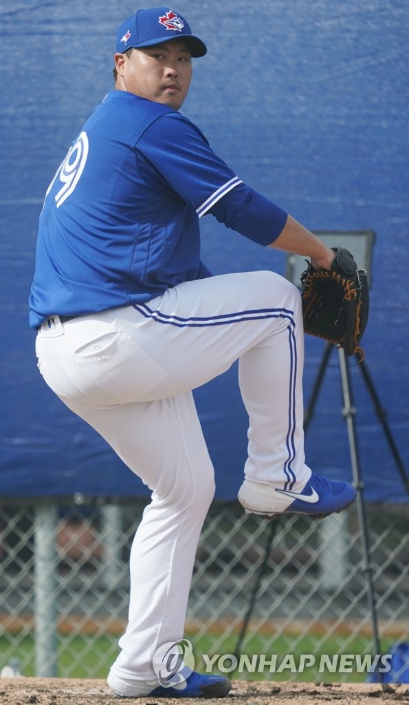 S. Korean MLB pitcher Ryu Hyun-jin S. Korean MLB pitcher Ryu Hyun-jin