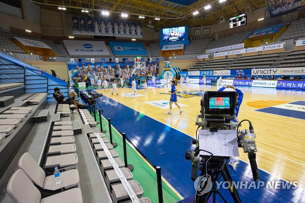 Empty basketball arena Empty basketball arena