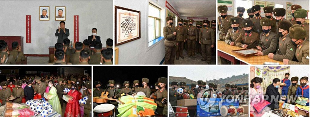 북한 노동당 조직지도부·선전선동부, 포사격경기 우승부대 축하방문