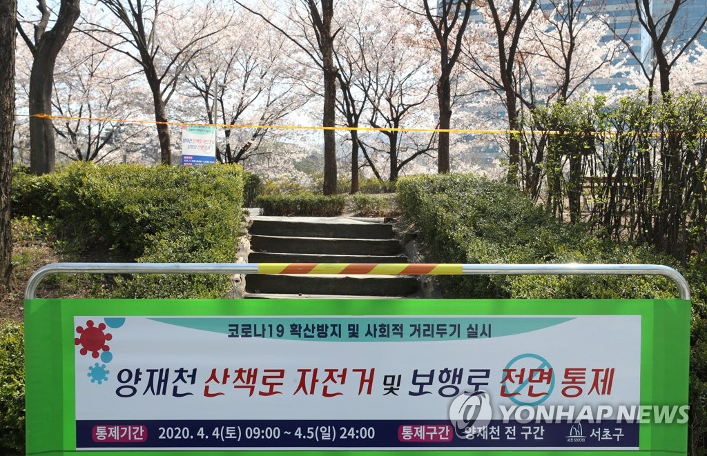 양재천 산책로 주말동안 전 구간 통제