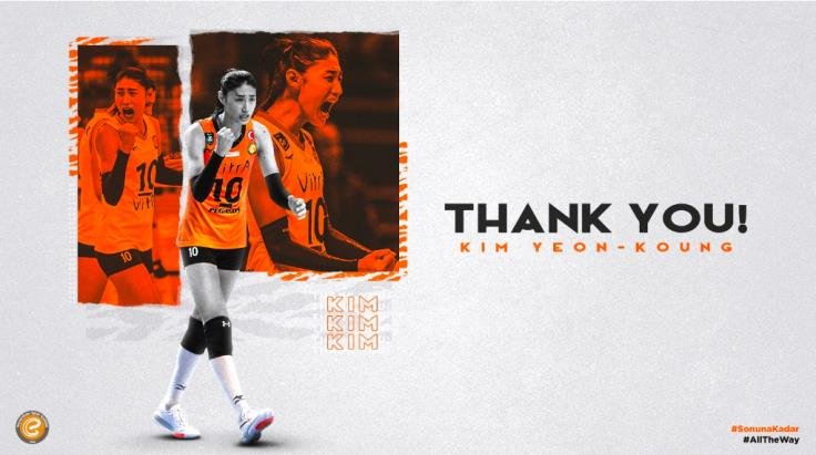 This image captured from the website of the Turkish volleyball club Eczacibasi VitrA on May 22, 2020, shows South Korean star Kim Yeon-koung. Eczacibasi said Kim and the club have parted ways by mutual agreement. (PHOTO NOT FOR SALE) (Yonhap)