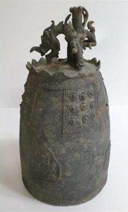 Ancient bronze bell excavated Ancient bronze bell excavated