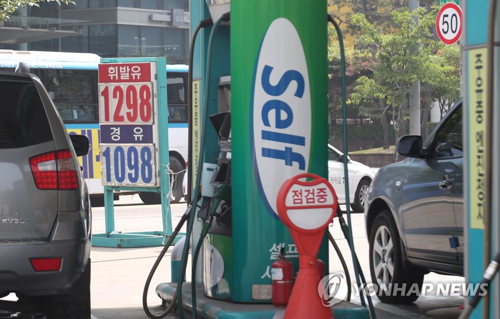 휘발윳값 18주 만에 반등