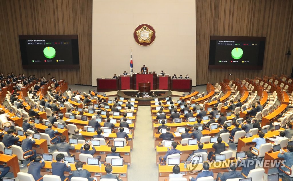 3차 추경안 가결