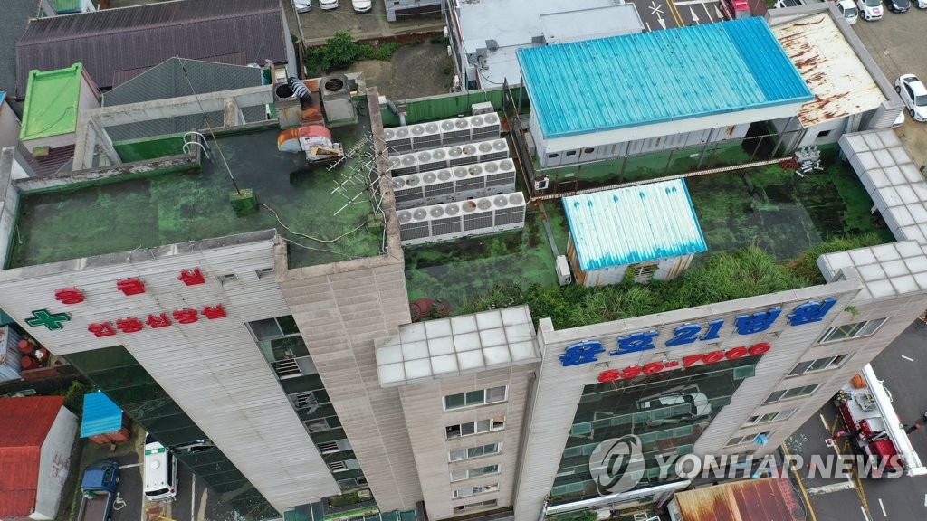 환자들 탈출경로였던 옥상