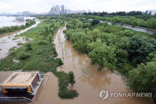 Heavy rain pummels central S. Korea; casualties reported in landslides
