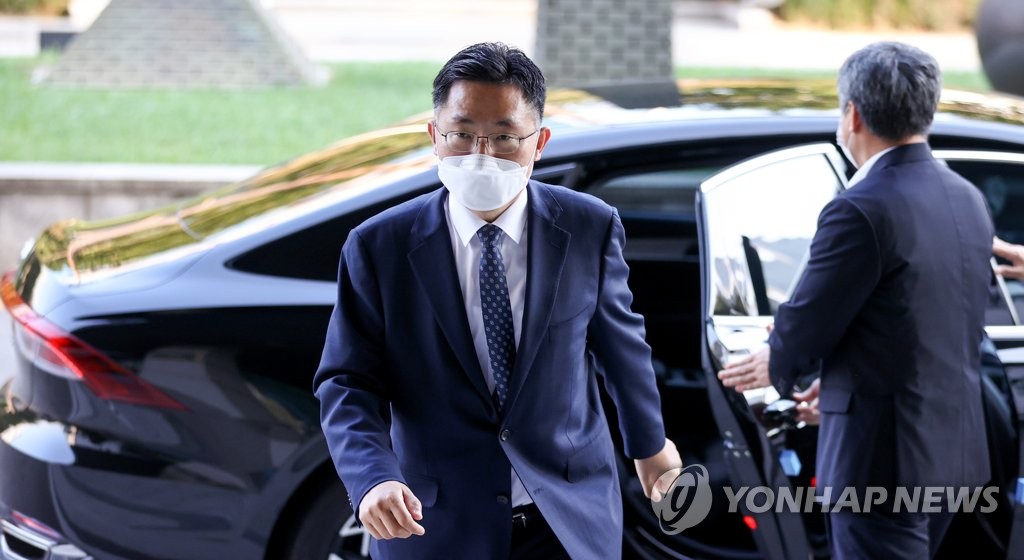 이정수 서울남부지검장 출근