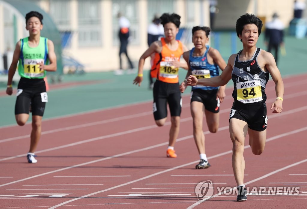 육상 유망주 최명진, 11.62초