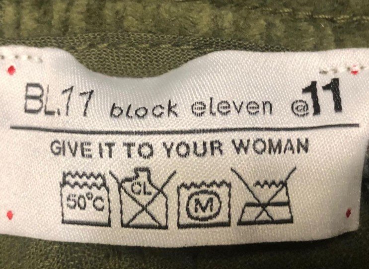 "빨래는 여성에게"…이탈리아 의류업체 성차별 라벨로 뭇매