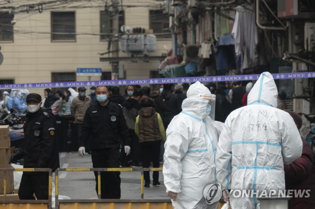 코로나19 확진자 발생에 비상 걸린 중국 상하이