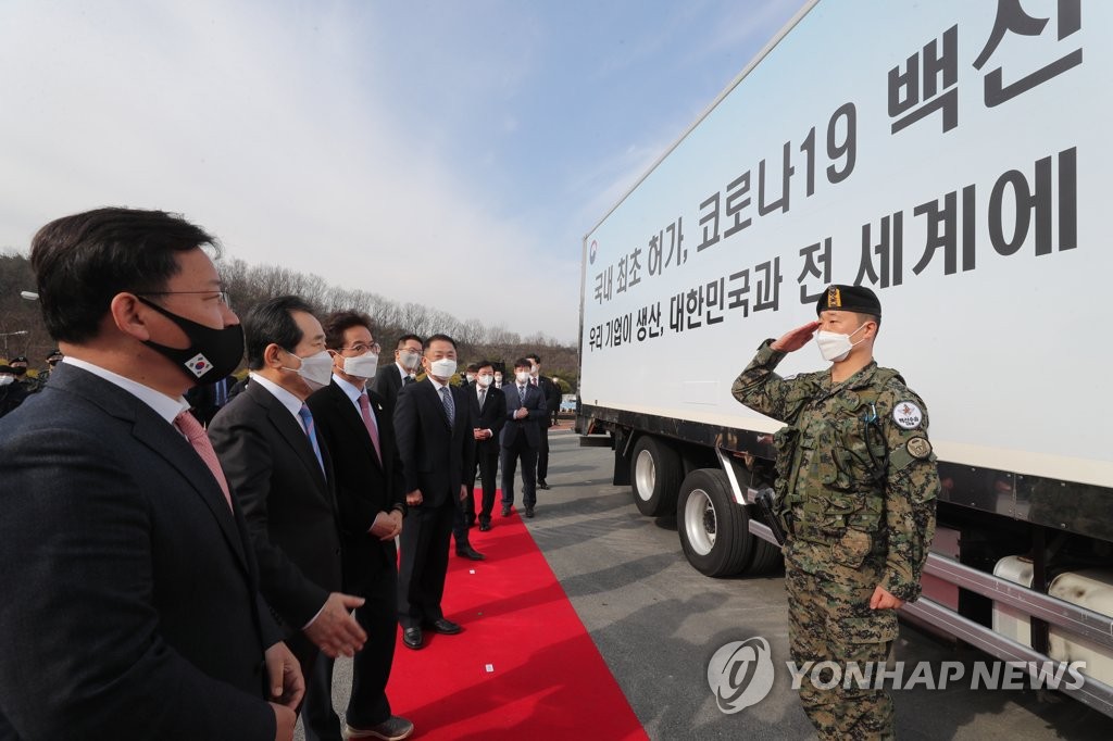 Transporting first vaccines Transporting first vaccines