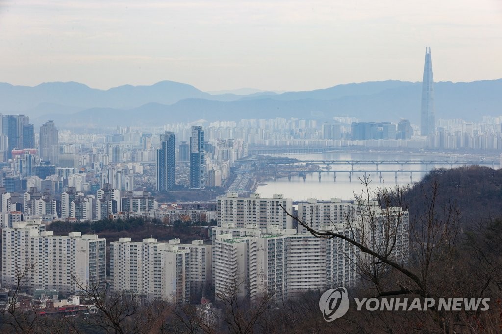 서울 시내 아파트 단지 모습