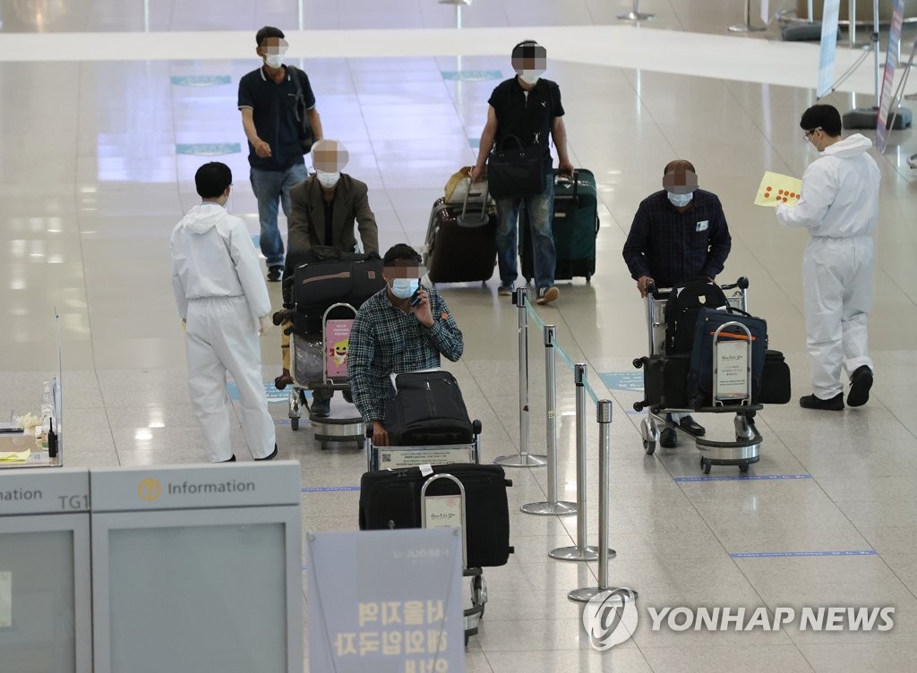인천국제공항 1터미널 입국장 모습