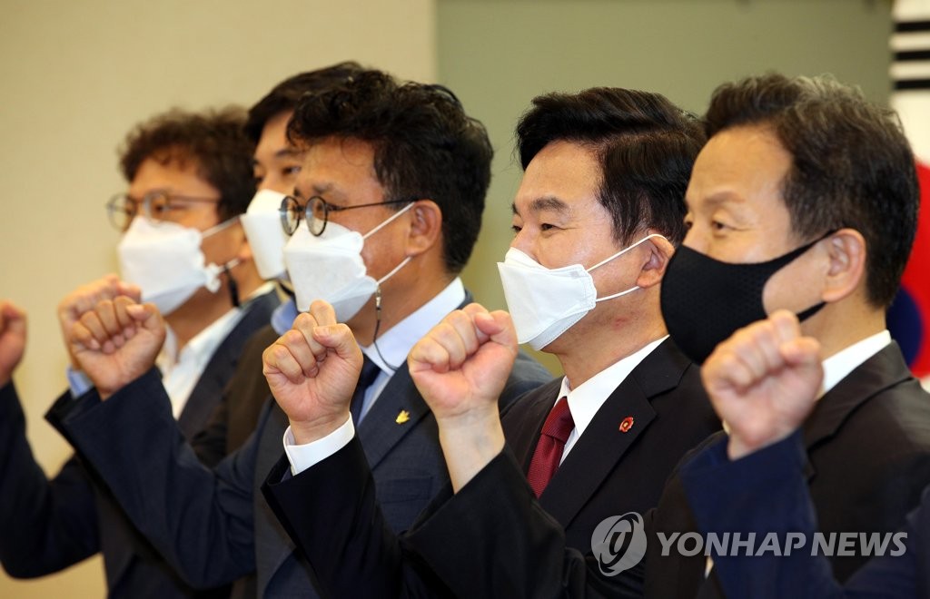 대선 예비후보 초청 토론회 참석한 원희룡 제주도지사