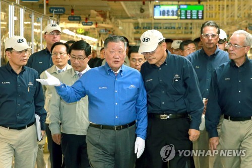 정몽구 명예회장, '자동차 명예의 전당' 한국인 최초 헌액