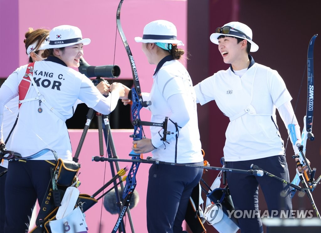 Women's archery team advances to final Women's archery team advances to final