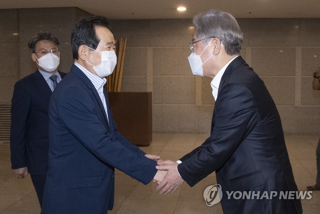 DP candidate meets former rival DP candidate meets former rival