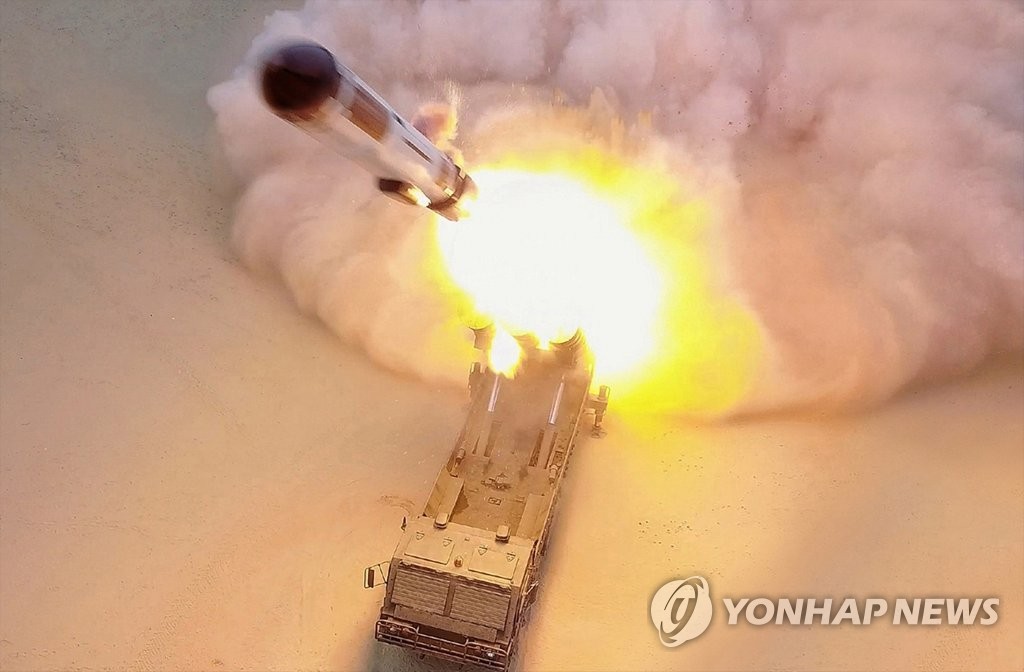북한 순항미사일 발사