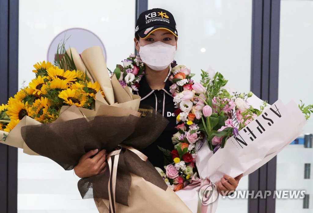 LPGA major champ returns home LPGA major champ returns home