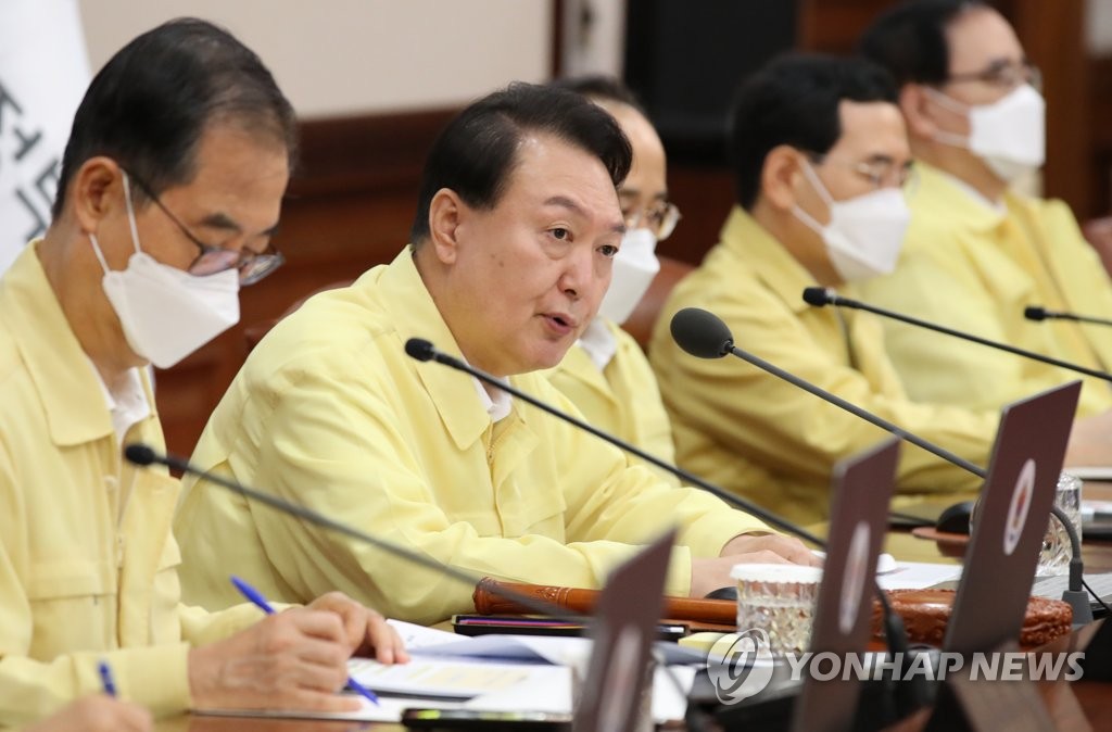 윤석열 대통령, 국무회의 주재