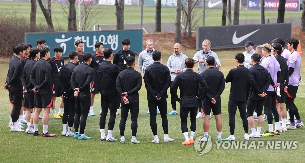한자리에 모인 선수들