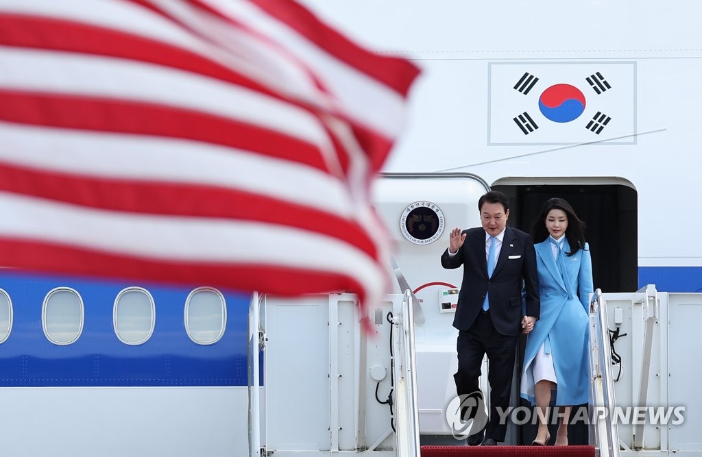 윤 대통령 워싱턴 도착…국빈 방문 일정 시작
