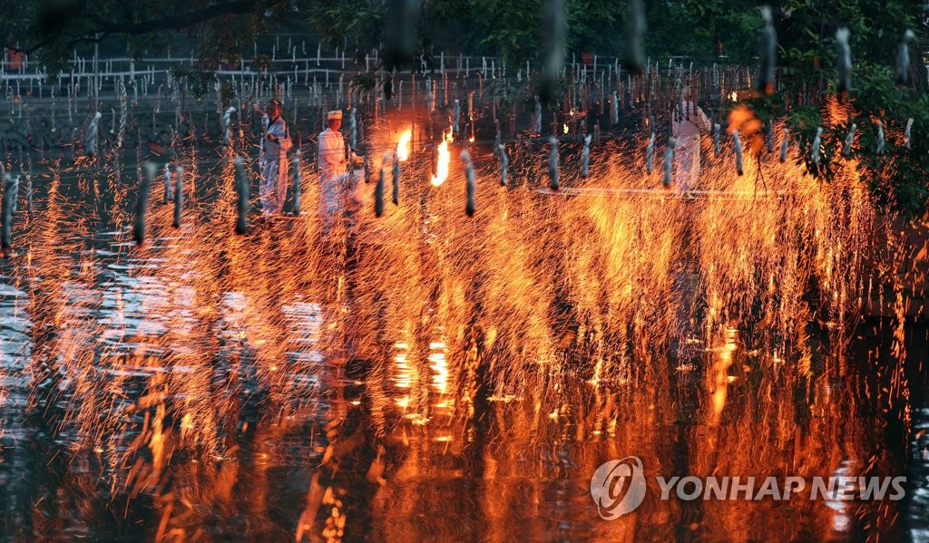함안 낙화놀이 예술