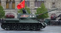 [르포] 핵미사일 동원된 러 열병식…탱크는 80년전 모델 1대뿐