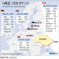 [그래픽] 나토군 그룹별 병력 규모
