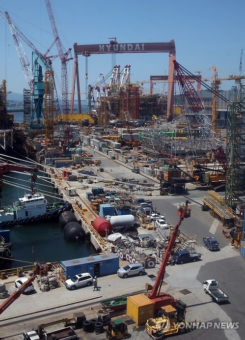 Hyundai Heavy returns to black in 2016 on reduced costs